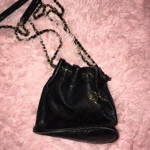 Authentic Vintage Chanel bucket bag